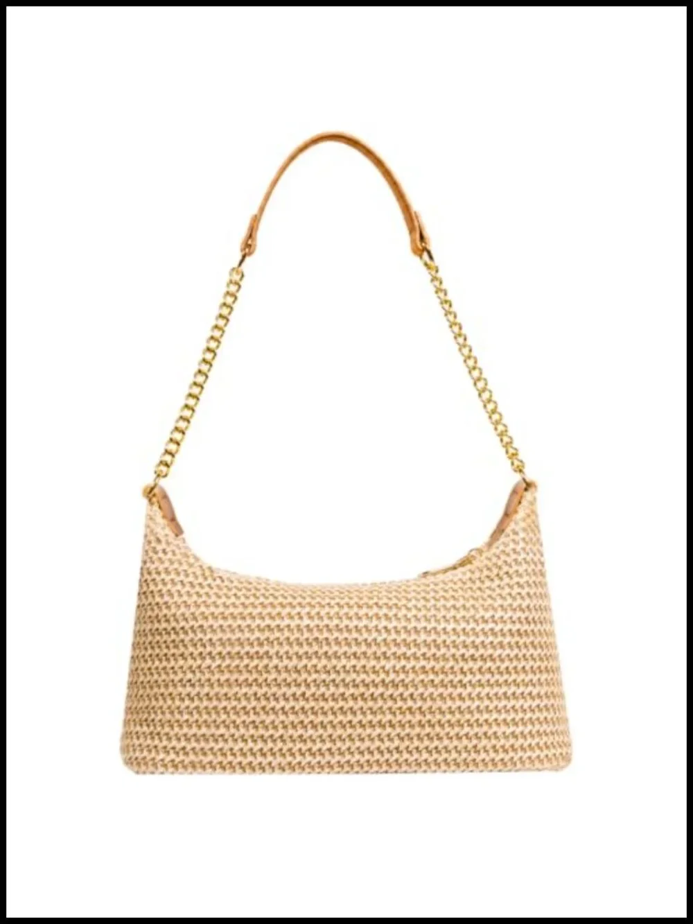 Boho Woven Straw Hobo Bag Crossbody Shoulder Purse Beach
